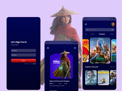 Movies App adobexd animation appdesign artwork branding design design art figma illustration iosapps motion graphics movies movieslover ui uidesign uxdesign