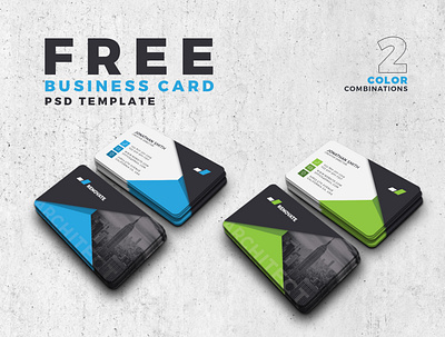 FREE Business Card PSD Template brand branding business card design download free business card freebies graphic illustration logo photoshop print print ready psd download psd file typography vector