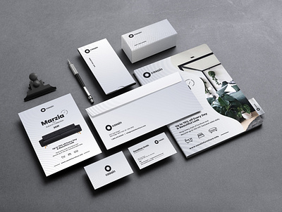 Corporate Identity Psd Template branding business card corporate corporate branding corporate identity creative design editable file envelope gift voucher graphic identity letterhead photoshop postcard print print ready