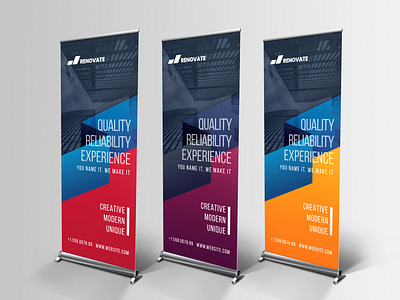 Business Roll-Up Banner architect banner banners branding buildings business banner colorful commercial conference corporate creative design event graphic modern photoshop print print ready professional promotion