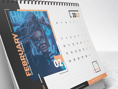 Desk Calendar 2020 Template