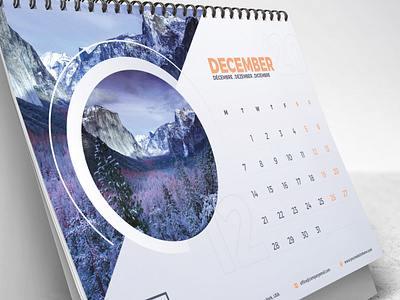 Desk Calendar 2020 Template