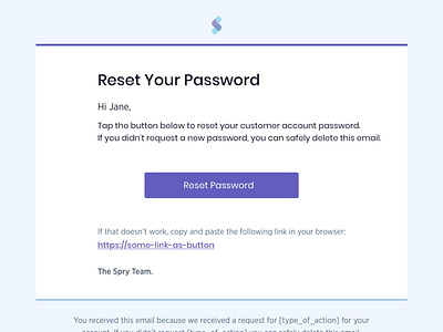 Reset Password Email