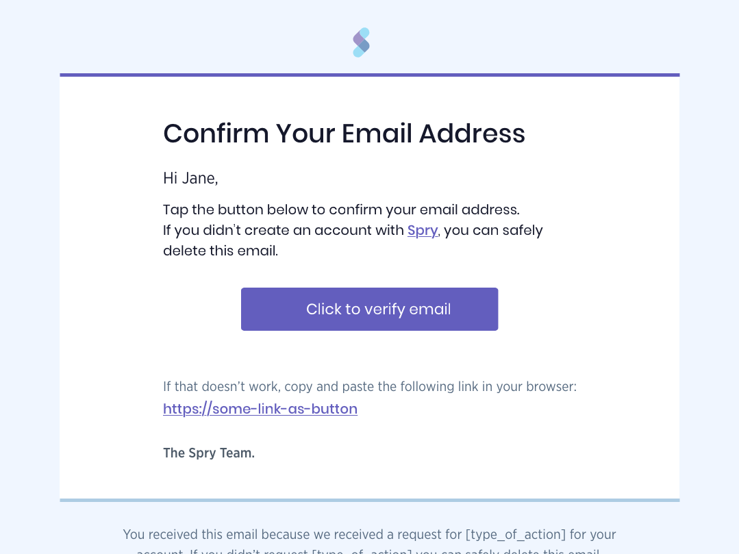 Email Confirmation Template by Eric Hackman on Dribbble