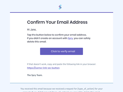 Email Confirmation Template design email email app email confirmation webapp