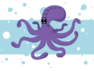 Little Octopus animal animal art animal illustration octopus