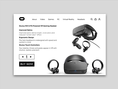 Oculus product page