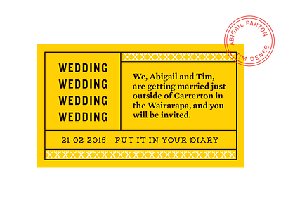 little wedding save-the-date king of thing design knockout save the date wedding