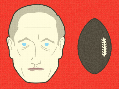 On Russia and the Rugby World Cup design editorial illustration