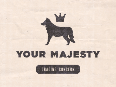 Your Majesty lockup design identity illustration logo