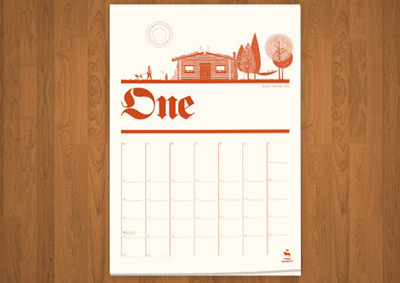 2012 calendar, now available! (only a little late) calendar design illustration