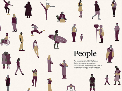 Chapter opener - people illustration new zealand people