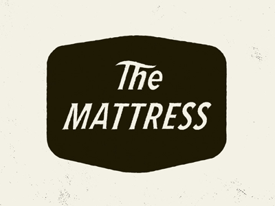The Mattress 2 design highway identity illustration logo