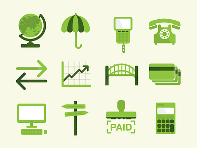 It ain't easy being green icon/illustration things green iconography icons illustration