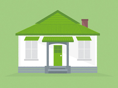 Home & Hearth home house illustration