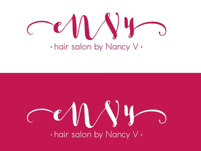 Hair Salon Logo Pink Cursive Designs Themes Templates And
