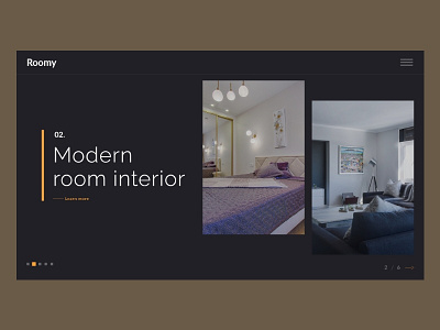 Interior Landing Page shots