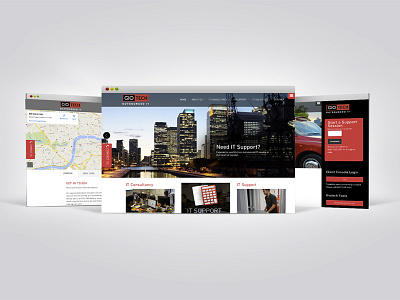 web site for GioTech london red tech web design webdesign website