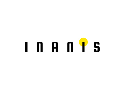 Inanis - lighting company logo concept branding illustration logo logodesign logotype typography visual identity