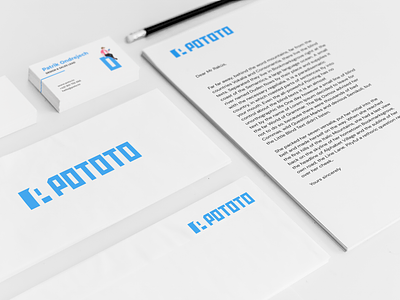 POTO.TO app - Branding branding illustration logo logodesign logotype print typography visual identity