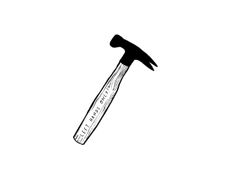 Left handed hammer by Hannah Evelyn Rowlands on Dribbble