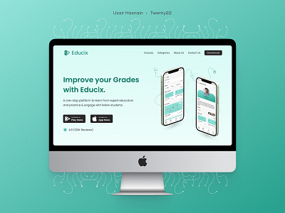 E-Learning Landing Page Design