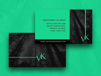 VK Business Cards Design abstract black business cards creativejkdesigns green and black green business cards modern business cards