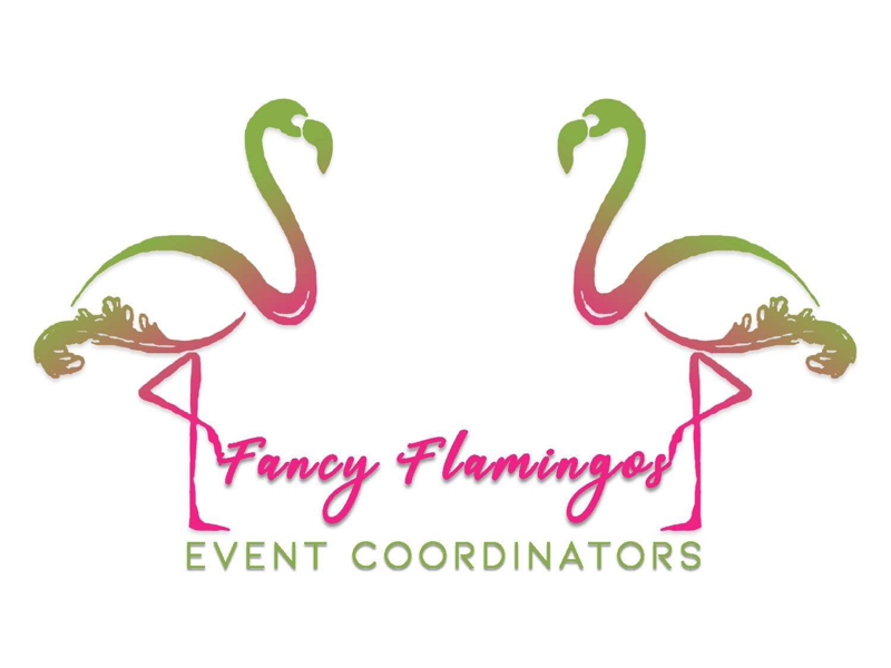 Fancy Flamingo Gradient Logo creativejkdesigns script logo design flamingos flamingo abstract logo pink logo gradient logo