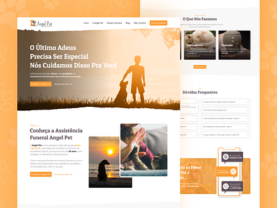 Angel Pet - Website Design design ui ux