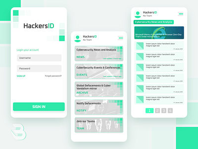 Hackersid Unrestricted information app app design design hacker mobile mobile app mobile ui modern ui ui design