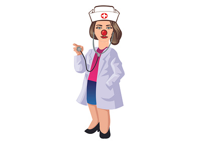 Funny Doctor illustration