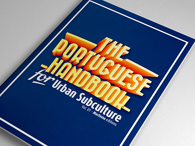 The Portuguese handbook cover book illustration cover editorial project typography