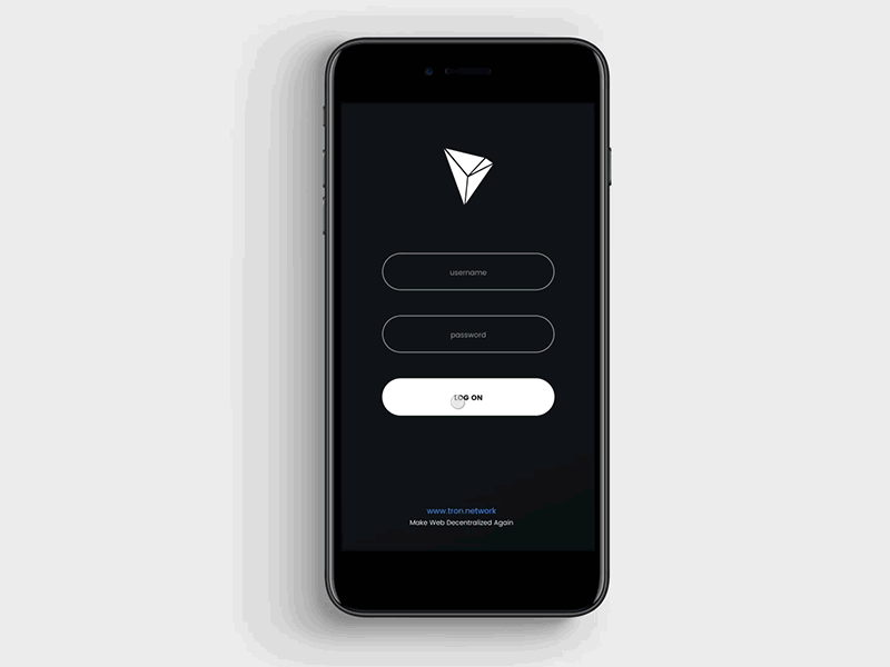 Concept wallet for Tron - Mobile Interactions app banking bitcoin dark interactive iphone mobile sketch ui ux