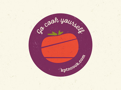KptnCook Sticker cooking food illustration script simple sticker texture tomato vector vegetable veggie