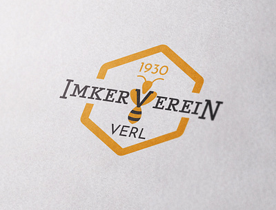 Beekeeper Logo branding design flat illustration logo minimal
