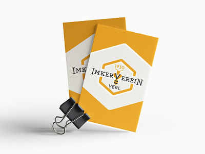 Beekeeper Businesscards branding design flat illustration logo minimal