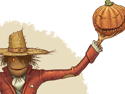 Scarecrow character illustration mysmaxom