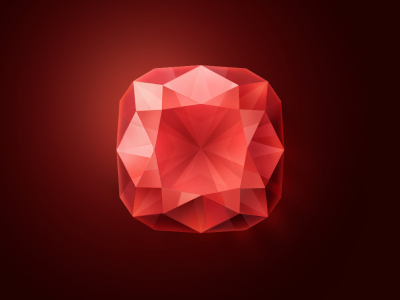 Game icons. Ruby game icon jewel red ruby