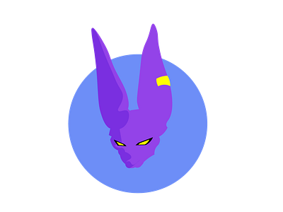 Beerus. art beerus design dragon ball icon illustration illustrator