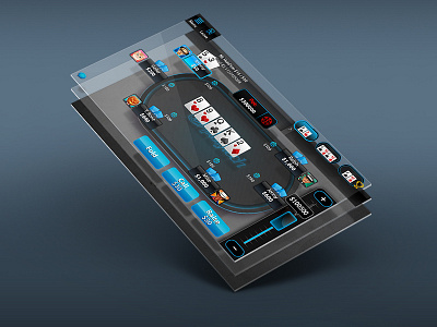 Poker for iPhone casino gambling gaming giu holdem iphone mobile online playtech poker ui ux