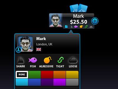 Quick Notes casino gaming icons ipad mobile poker ui