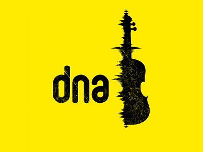 dna Logo electronic logo music violin