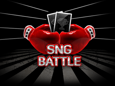 SNG Battle logo branding casino chip gambling gaming logo poker vegas