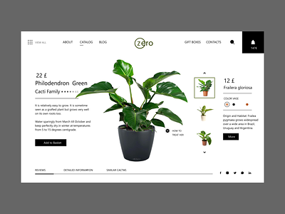 A home plant selling website UI design design graphicdesign graphicdesigner uidesign uiux