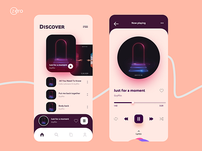 Music app ui design Mockup branding design graphicdesign graphicdesigner illustration logo typography uidesign uiux ux