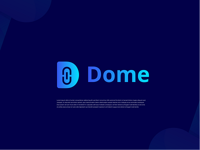 Dome logo concept 02 branding design graphicdesign graphicdesigner illustration logo logodesign typography uidesign uiux vector visual design