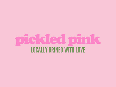 Pickled Pink Restaurant Branding, Packaging & Social Media