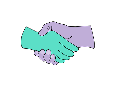 Shaking hands agreement hands