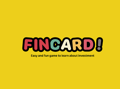 Fincard Logotype capital card children design fintech game gamification investment logotype typography web