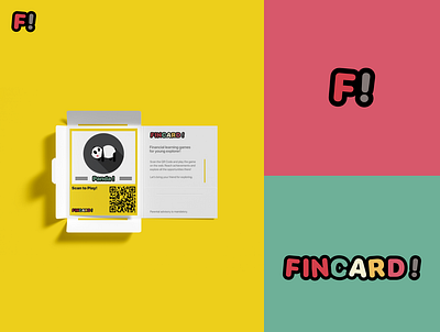 Fincard Game Card card children design fintech game gamification illustration investment logotype typography